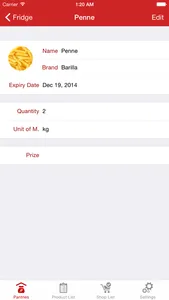 iPantry Manager screenshot 2