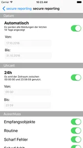 secure reporting screenshot 4