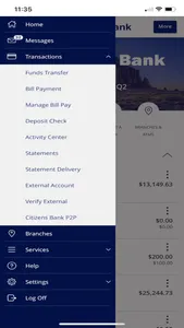 Citizen Bank Mobile App screenshot 1