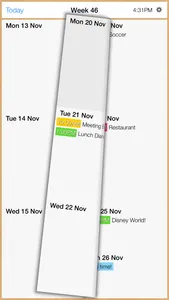 Week Calendar + screenshot 1