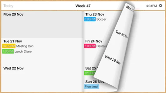 Week Calendar + screenshot 2