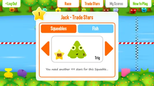 Squeebles Maths Race screenshot 3