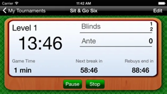 Enterra Poker Timer screenshot 3