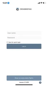 CrewBriefing App screenshot 0