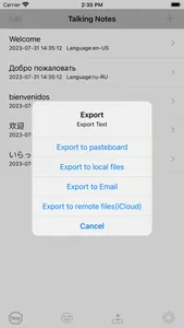Talking Notes screenshot 1