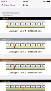 Tube Exits by Station Master screenshot 2