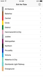 Tube Exits by Station Master screenshot 3