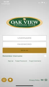 Oak View National Bank screenshot 0