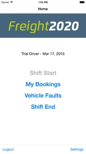 Freight2020 Mobile screenshot 0