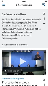 Bundesregierung screenshot 3