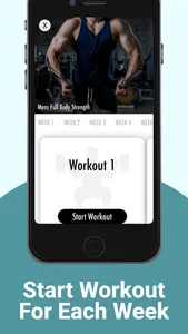 MuscleMax - Men's Workout screenshot 1