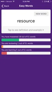 Flashcards - TOEFL Vocabulary screenshot 1