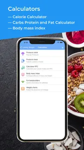 Loosing weight. Calories diary screenshot 2