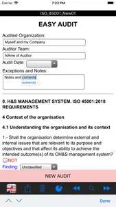 Easy ISO and OHSAS Audits screenshot 7