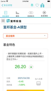富邦投信 screenshot 2