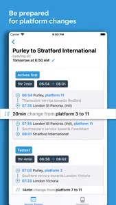 Train Times UK Journey Planner screenshot 2