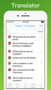 Portuguese Translator + screenshot 2