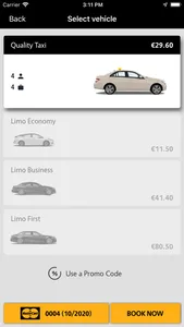 TALIXO - Taxi & Limo Booking screenshot 1