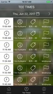 Wildhorse Golf Club Tee Times screenshot 2