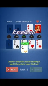 Blackjack Solitaire Supreme screenshot 0