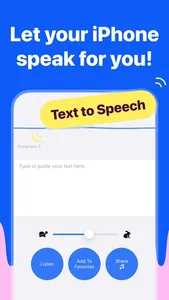 Speak4Me Lite: Text to Speech screenshot 0