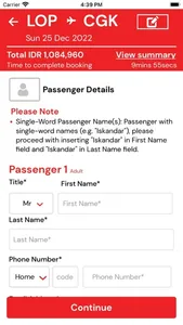 Thai Lion Air screenshot 3