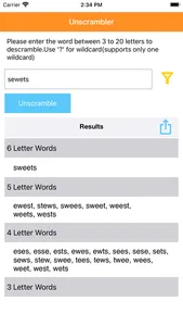 Unscrambler-Word screenshot 0