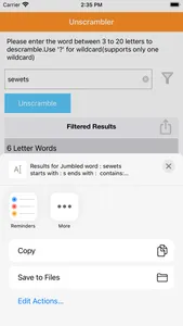 Unscrambler-Word screenshot 3