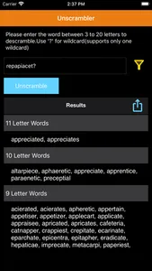 Unscrambler-Word screenshot 5