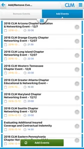 CLM Event Check-In screenshot 2