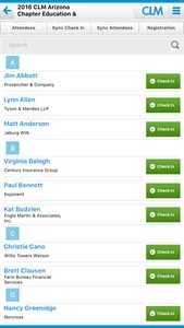 CLM Event Check-In screenshot 3