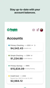 People's CU Mobile Banking screenshot 2