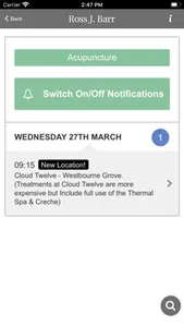 Ross J. Barr : Clinic screenshot 2