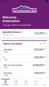 Utah Independent Bank Mobile screenshot 2
