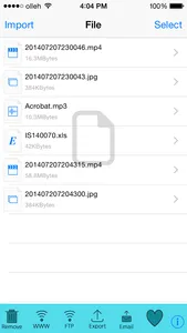 WiFi File Drive screenshot 1