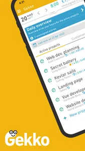 Gekko Hours - Time tracking screenshot 0