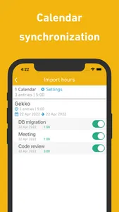 Gekko Hours - Time tracking screenshot 2