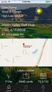 Primm Valley Golf Tee Times screenshot 1