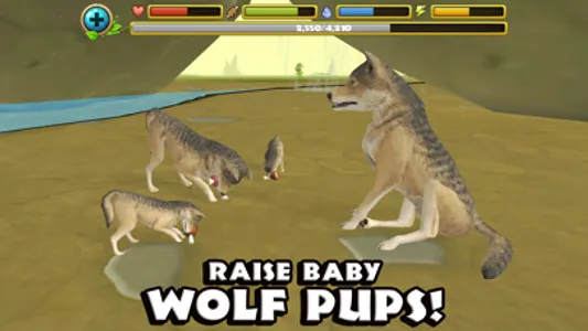 Wildlife Simulator: Wolf screenshot 3