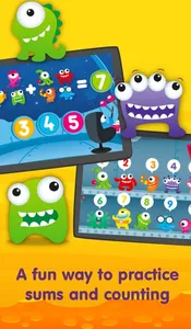 Aliens & Numbers - games for kids to learn maths and practice counting (Premium) screenshot 1