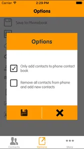 eContacts Lite : Phonebook Backup screenshot 2