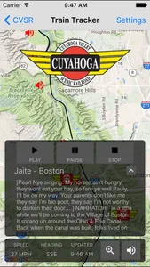 CVSR Train Tracker screenshot 2