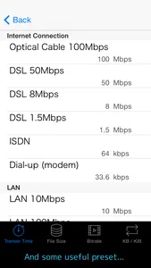 Bitrate Calc (bit rate, file size, and length calculator) screenshot 4