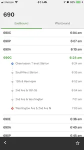 SouthWest Transit screenshot 1