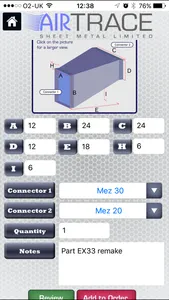 Airtrace Ordering App screenshot 2