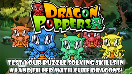 Dragon Poppers HD - Free Creatures Match & Crazy Power Puzzle Game screenshot 0