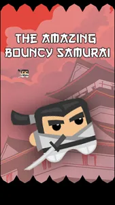 Bouncy Samurai - Tap to Make Him Bounce, Fight Time and Don't Touch the Ninja Shadow Spikes screenshot 0