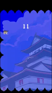 Bouncy Samurai - Tap to Make Him Bounce, Fight Time and Don't Touch the Ninja Shadow Spikes screenshot 1