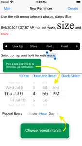 Menu Minder - To Do Reminders screenshot 1