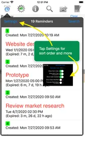 Menu Minder - To Do Reminders screenshot 6